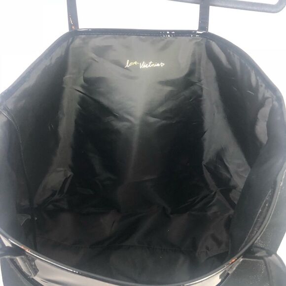 VICTORIA’S SECRET | Black Tote Bag Clear Section - Picture 4 of 5